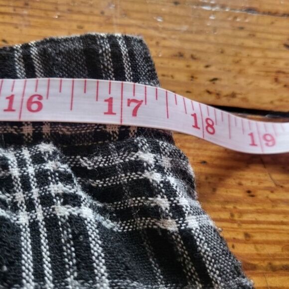 Leslie Fay Separates Vintage Plaid Midi Skirt Gray, Black and‎ White Size 16 - Picture 7 of 8